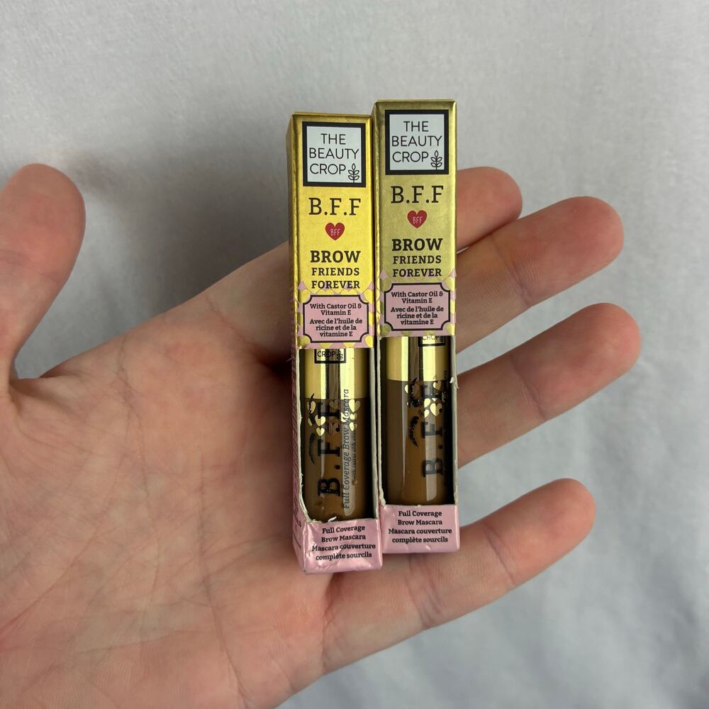 Lot of 2 THE BEAUTY CROP BFF Brow Friends Forever Sunshine Blonde NIB 4ml Brown